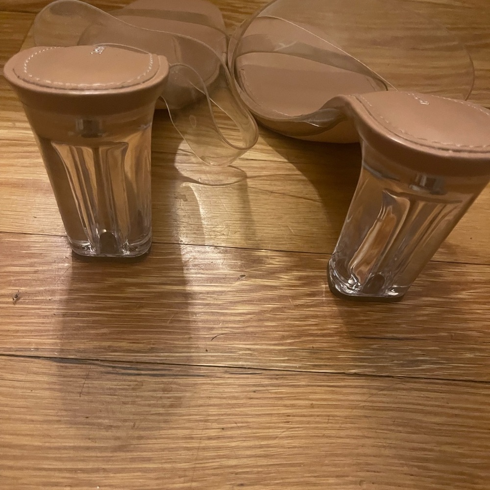 Transparent mules Zara basic - Picture 3 of 4